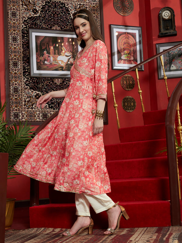 Elegant Beige Kurta Pant with Dupatta Set Ethnic Wear for Women