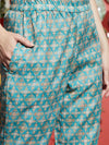 Ocean Mist Kurta Pant Dupatta Set