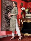 Fern Whisper Printed Cotton Kurta