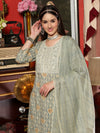 Ivory Dune Cotton Printed Kurta Pant Dupatta Set