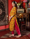 Amber Glow Printed Cotton Kurta