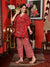 Crimson Trail Floral Printed Cotton Co-ord Set for Women Elegant Everyday Wear