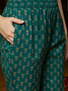 Leafsong Grace Floral Printed Kurta Pant with Dupatta Set