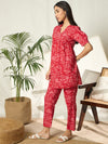 Vanya Pure Cotton Floral Printed Tunic & Trousers Co-ord Set