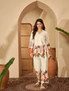 Abstract Printed Pure Cotton Wrap-On Tunic & Trouser Co-Ord Set - BANDIA