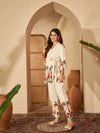 Abstract Printed Pure Cotton Wrap-On Tunic & Trouser Co-Ord Set - BANDIA