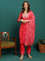 Roselle Grace Embroidered Silk Kurta Pant Dupatta Set