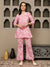 Nivara Floral Printed Cotton Tunic & Trousers Co-ord Set