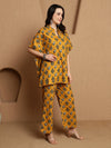 Abstract Printed Pure Cotton Tunic & Trousers Co-ord Set - BANDIA