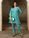 Aarini Printed Pure Cotton Tunic & Trousers Co-ord Set