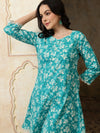 Aarini Printed Pure Cotton Tunic & Trousers Co-ord Set - BANDIA