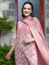 Ethnic Motifs Printed Gotta Patti Pure Cotton Kurta & Trouser With Dupatta