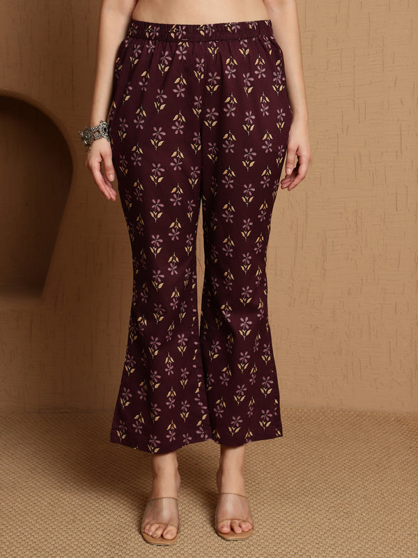 Tavisa Dark Brown Pure Cotton Co-ord Set