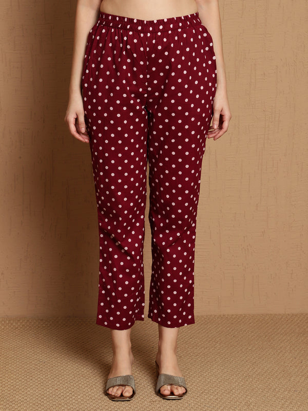 Marvi Muse Ethnic Motifs Printed Pure Cotton Kurta With Trouser & Dupatta