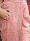 Ethnic Motifs Printed Gotta Patti Pure Cotton Kurta & Trouser With Dupatta