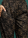 Petal Path Printed Straight Kurta With Trouser & Dupatta Set