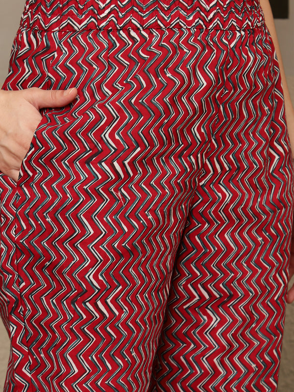 Berry Luxe Maroon Co-Ord Set