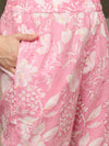 Nivara Floral Printed Cotton Tunic & Trousers Co-ord Set