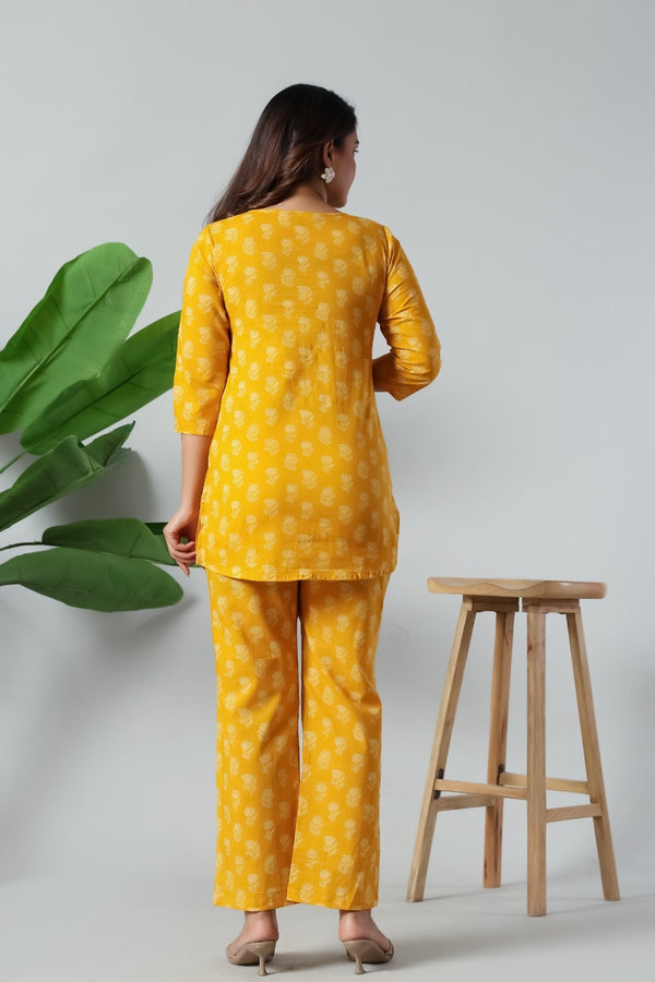 Mustard Glow Premium Co-Ord Set