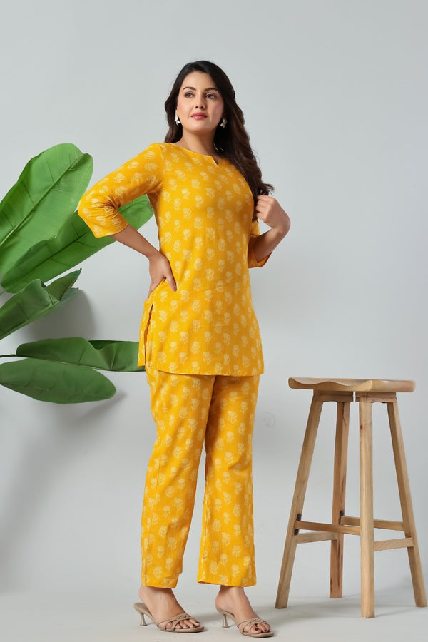 Mustard Glow Premium Co-Ord Set
