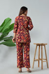 Burgundy Bloom Premium Co-Ord Set