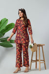 Burgundy Bloom Premium Co-Ord Set