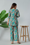Emerald Blossom Luxe Co-Ord Set
