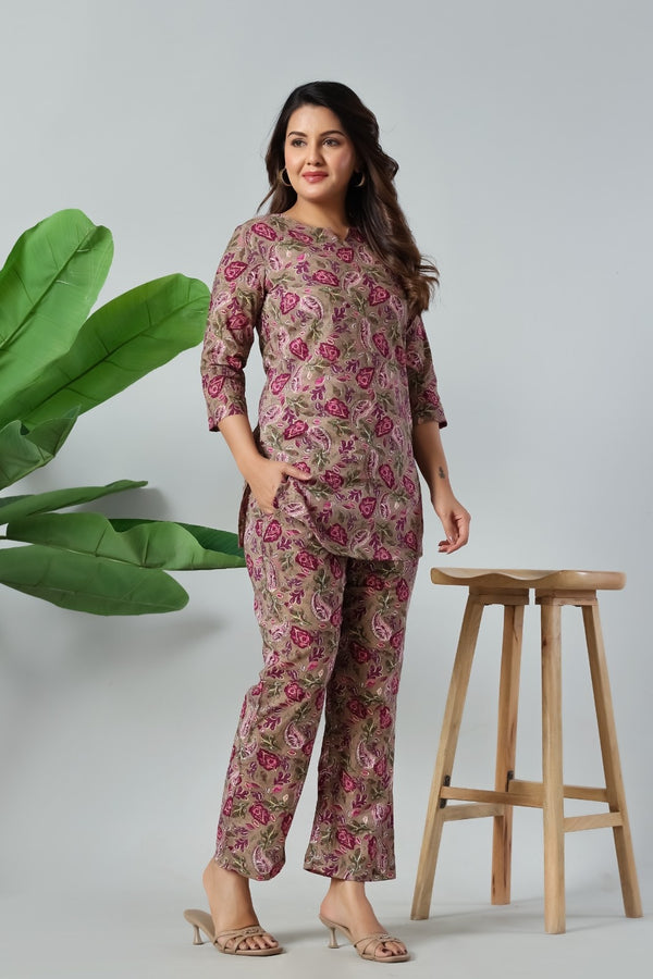 Rustic Petal Chic Co-Ord Set