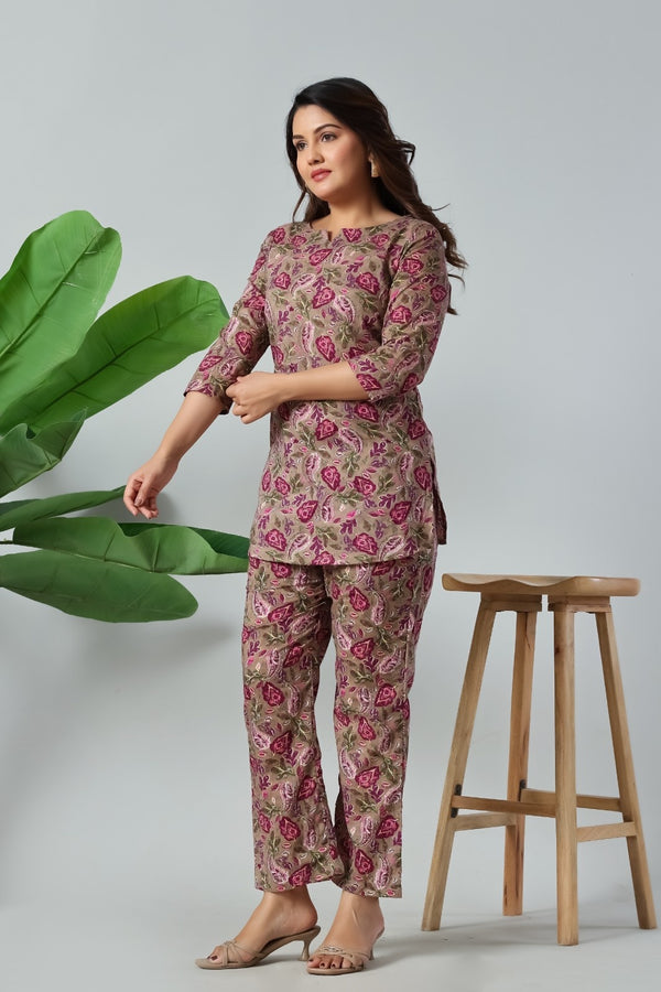 Rustic Petal Chic Co-Ord Set