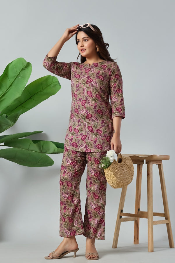 Rustic Petal Chic Co-Ord Set