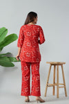 Scarlet Bloom Premium Co-Ord Set