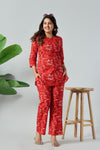 Scarlet Bloom Premium Co-Ord Set
