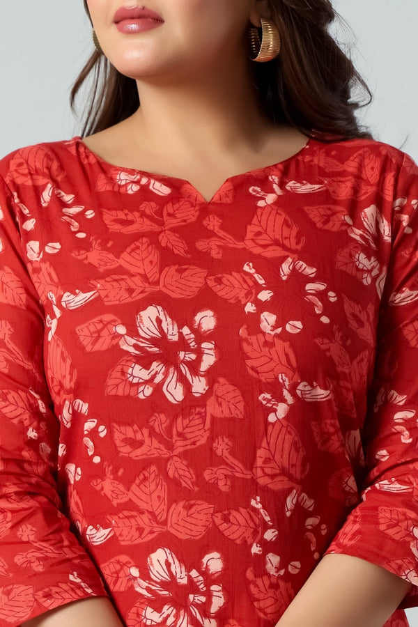 Scarlet Bloom Premium Co-Ord Set