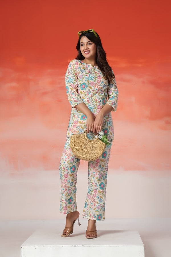 Blush Meadow Luxe Co-Ord Set
