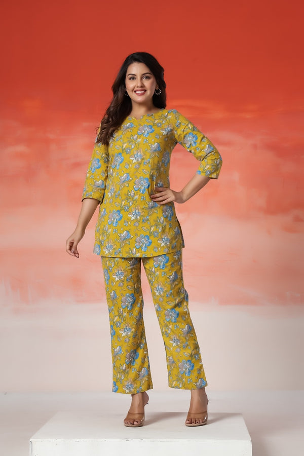 Lemon Blossom Chic Co-Ord Set
