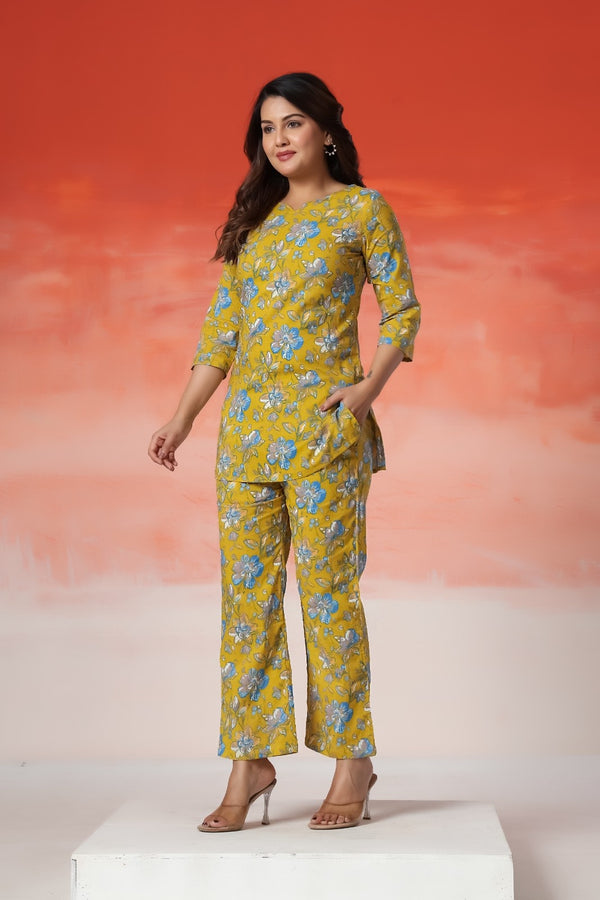 Lemon Blossom Chic Co-Ord Set