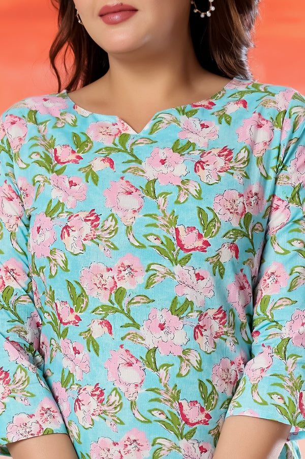 Sky Blossom Premium Co-Ord Set