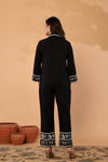 Black Artisan – Premium Cotton Flex Embroidered Co-Ord Set for Women