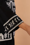 Black Artisan – Premium Cotton Flex Embroidered Co-Ord Set for Women