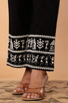Black Artisan – Premium Cotton Flex Embroidered Co-Ord Set for Women