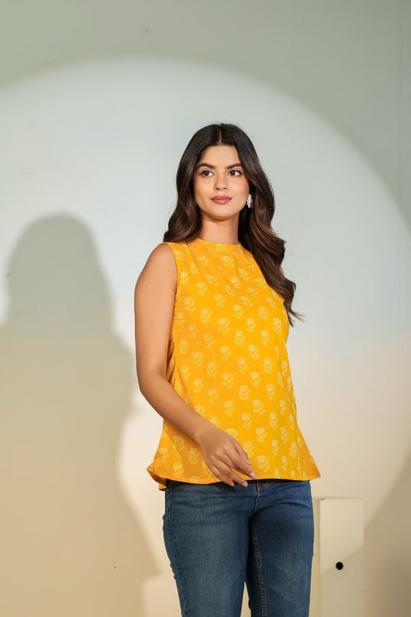 Sunveil Peplum Top