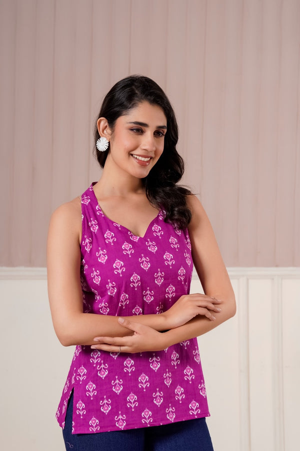 Royal Orchid Cotton Top