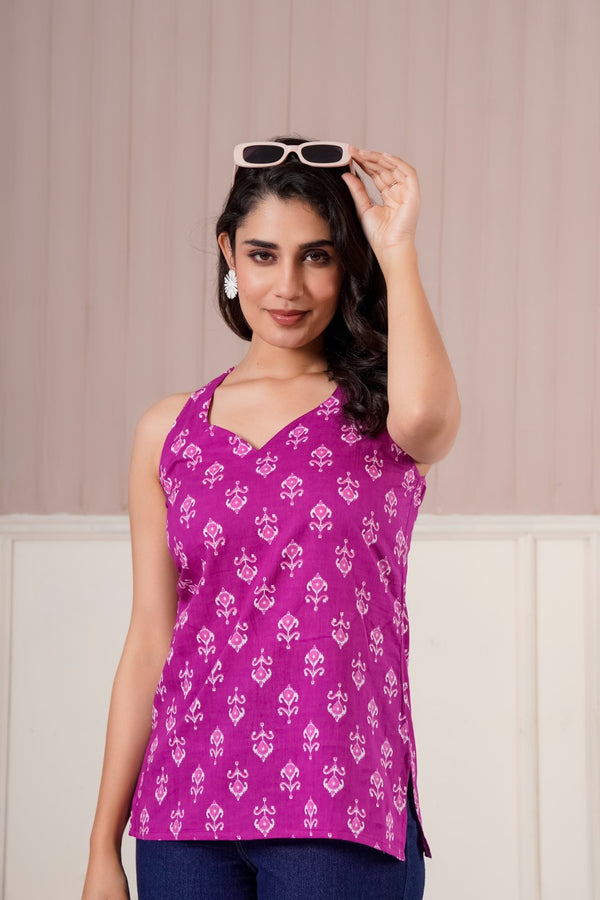 Royal Orchid Cotton Top