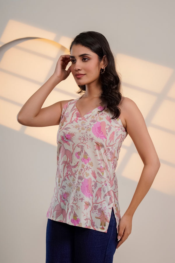 Rose Whisper Designer Top