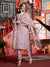 Lavender WhisperSilk Blend Kurta Pant with Dupatta Set