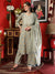 Ivory Dune Cotton Printed Kurta Pant Dupatta Set