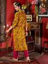 Amber Glow Printed Cotton Kurta
