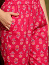 RangrezaBandhej Printed Kurta Pant Dupatta Set