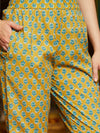 Whispering Meadows Printed Kurta Pant Dupatta Set