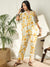 Mehira Floral Printed Cotton Tunic & Trouser Co-ord Set